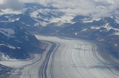 fly out glacier